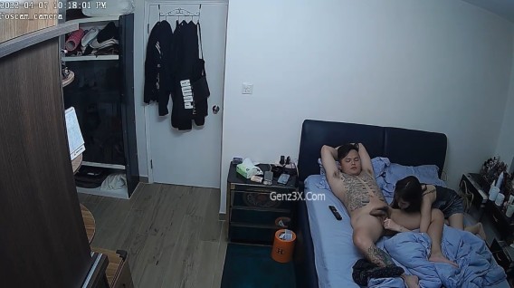 Hack Camera Phòng Ngủ Của Cặp Đôi Xăm Trổ Địt Nhau